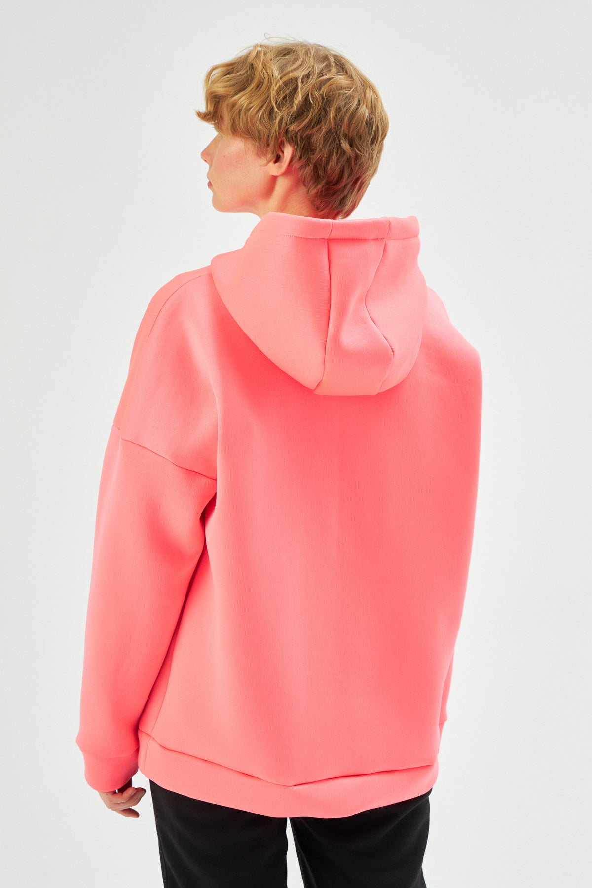 MUNI MUNI - Oversize Neon Hoodie - neon pink