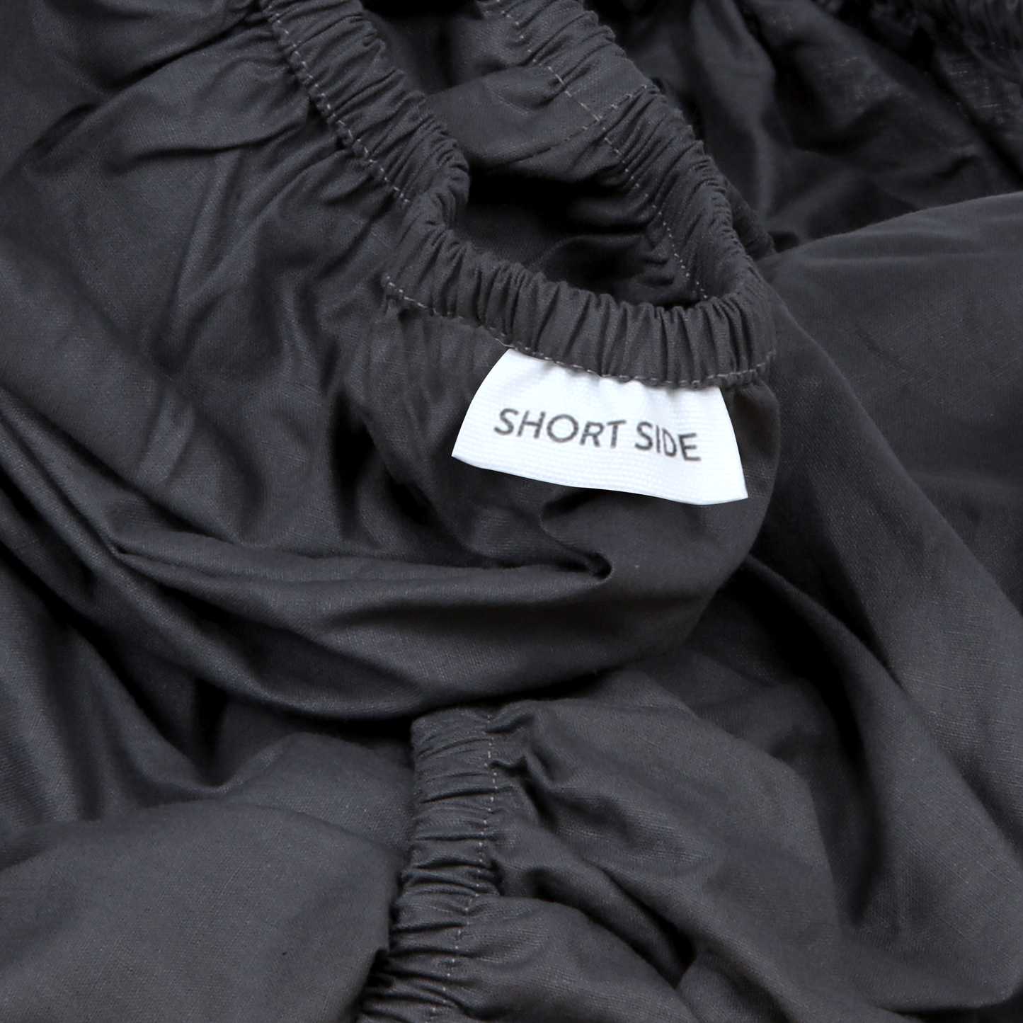 Classic Percale Fitted Sheet- Anthracite