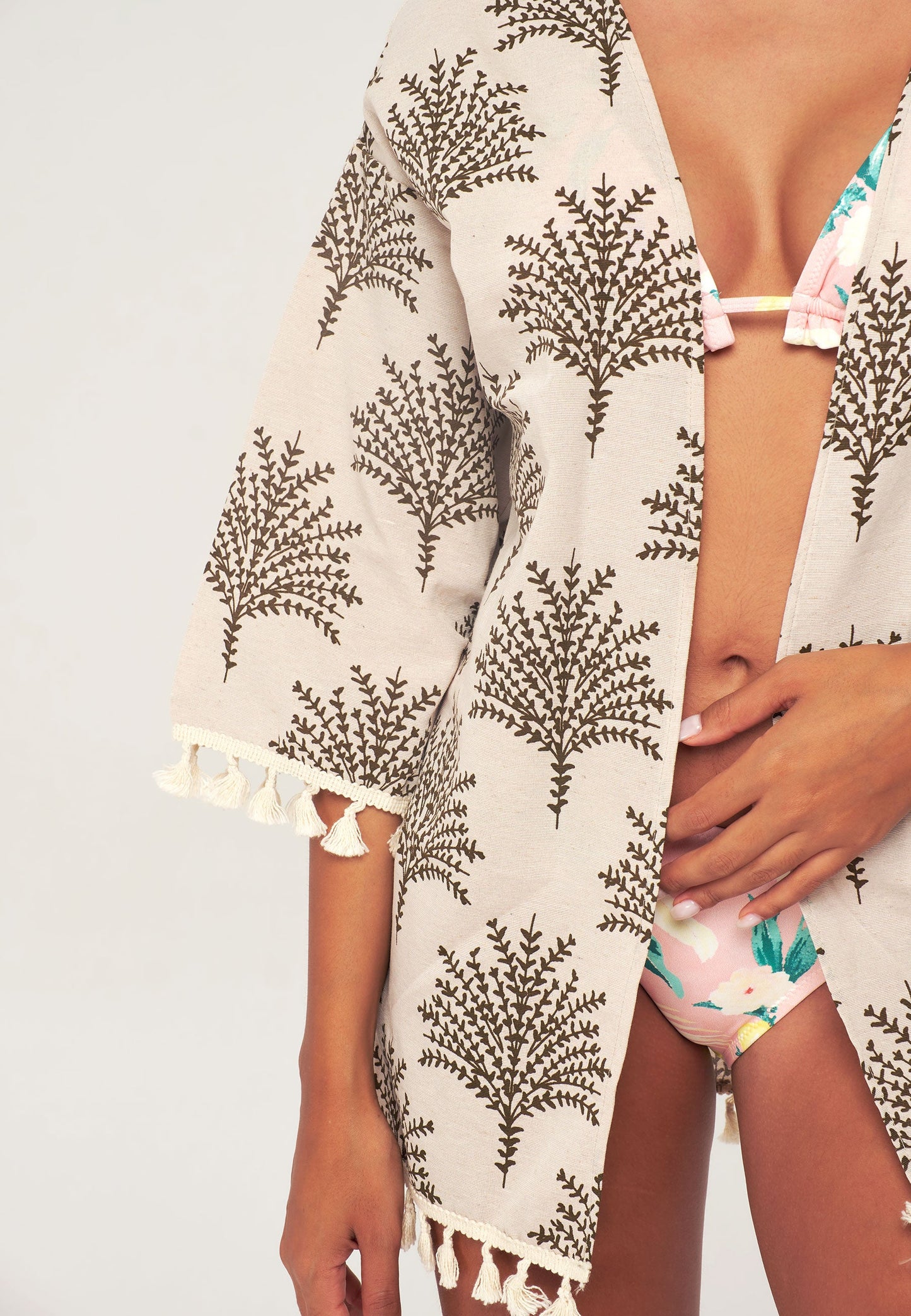 Women's Tree Patterned Kimono