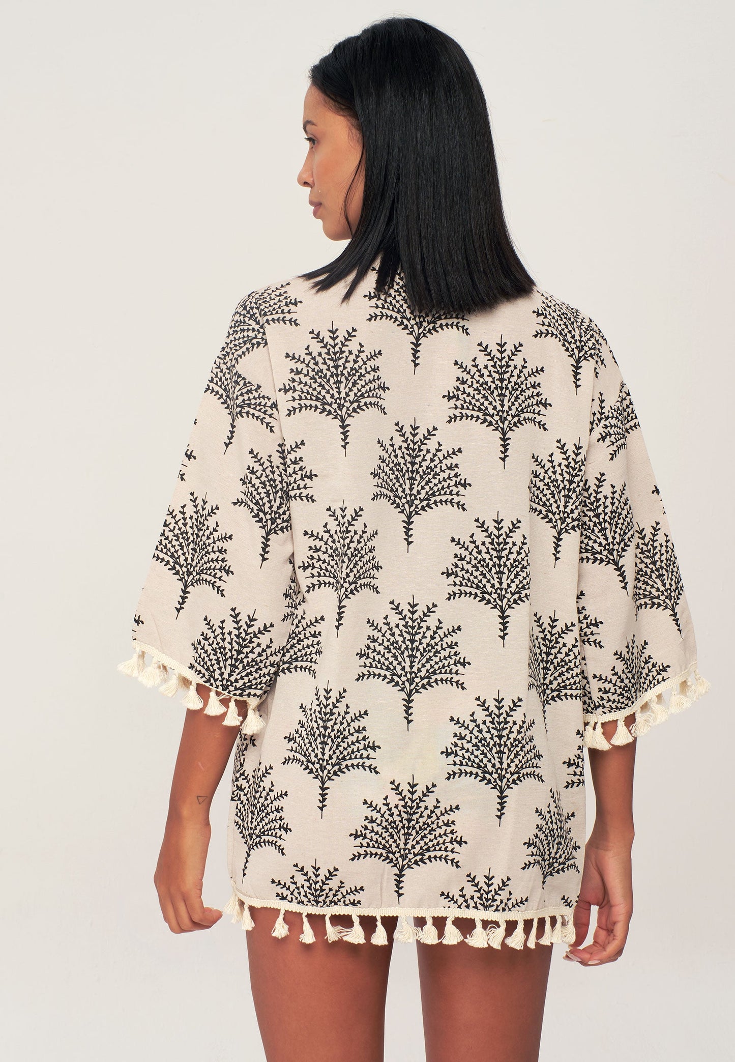 Women's Tree Patterned Kimono