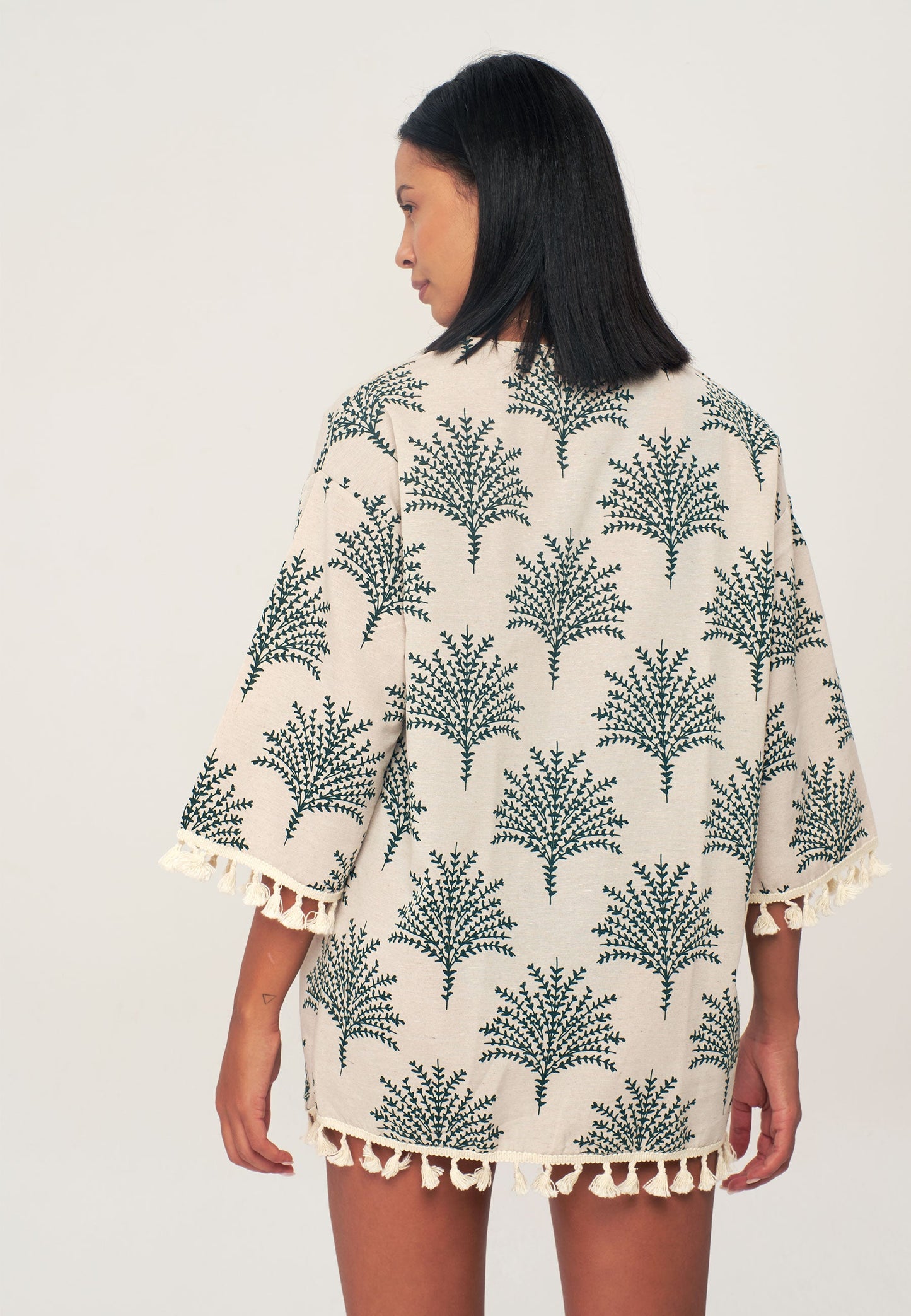 Women's Tree Patterned Kimono