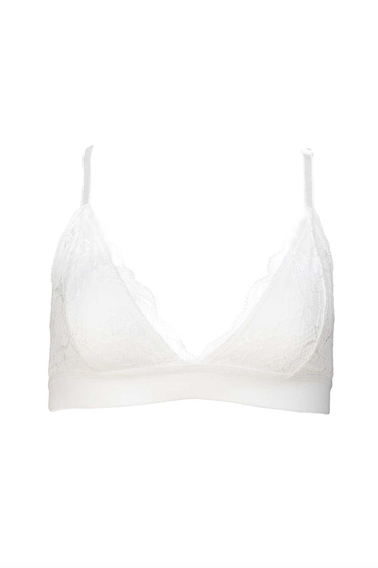 Herita ATHENA BRALETTE Triangle lace bra ecru