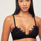 ATHENA BRALETTE - Triangle lace bra - fiore black