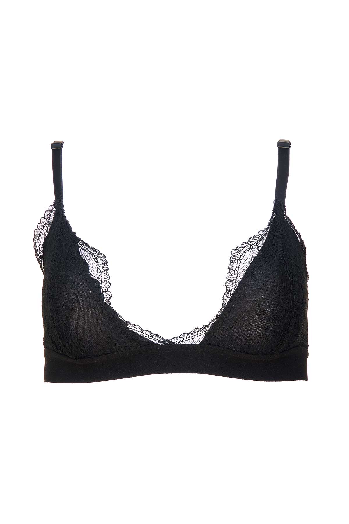 ATHENA BRALETTE - Triangle lace bra - notte black