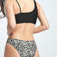 Herita One Shoulder Padded Bikini Set Leopard