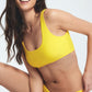 LEMON - V-Cut Bottom - Padded Bikini Set - Yellow