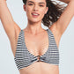 Striped Padded Bikini Top