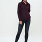 Linen - Long Sleeve Shirt - Maroon