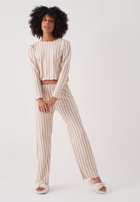 Long Sleeve Striped - Pyjama Set