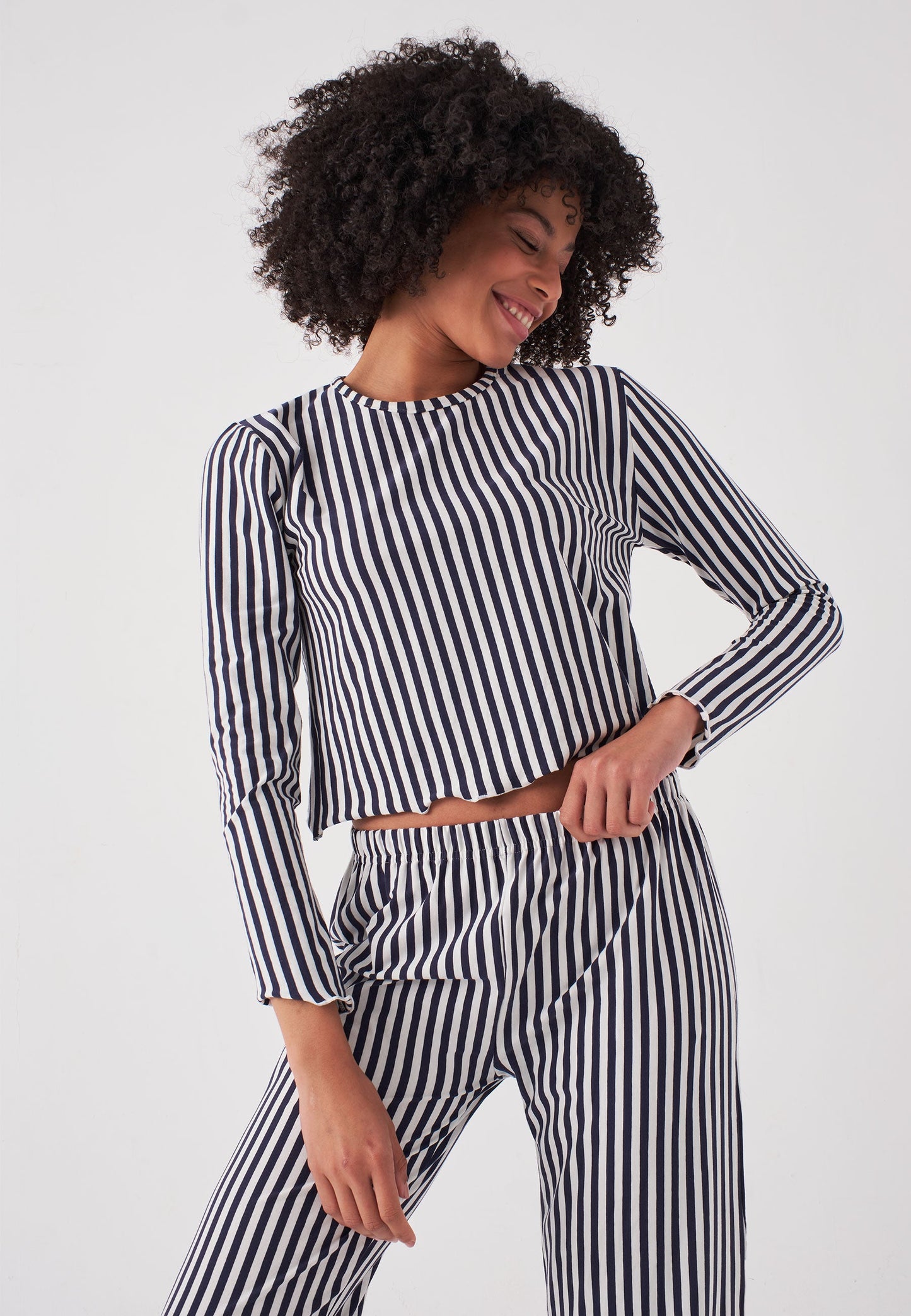 Long Sleeve Striped - Pyjama Set