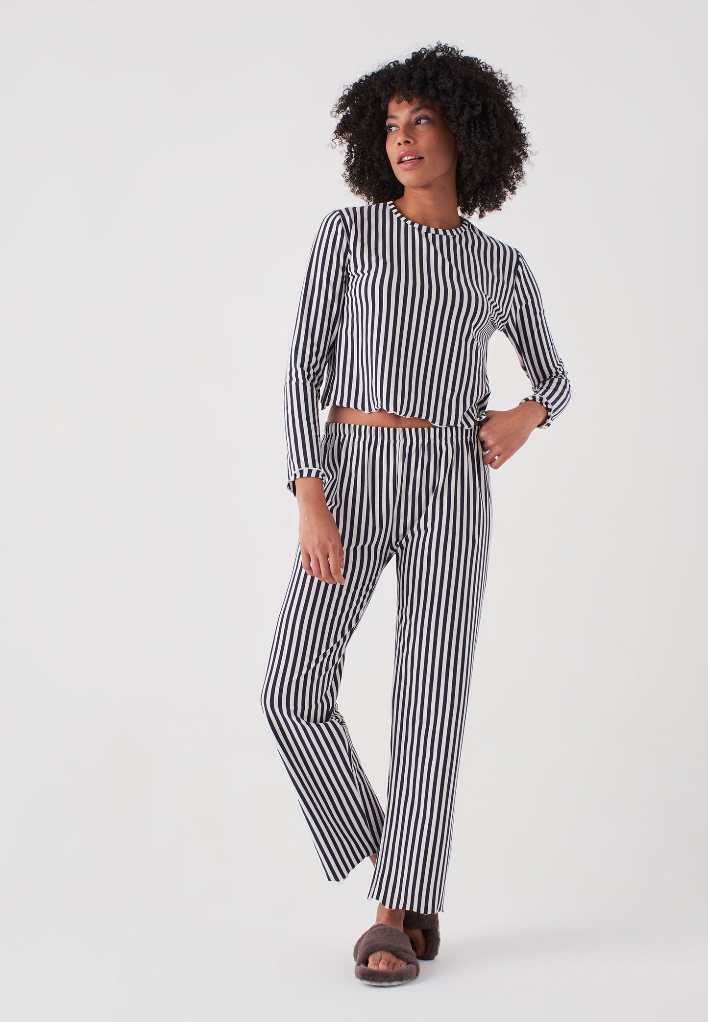 Long Sleeve Striped - Pyjama Set