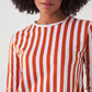 Long Sleeve Striped - Pyjama Set - Orange