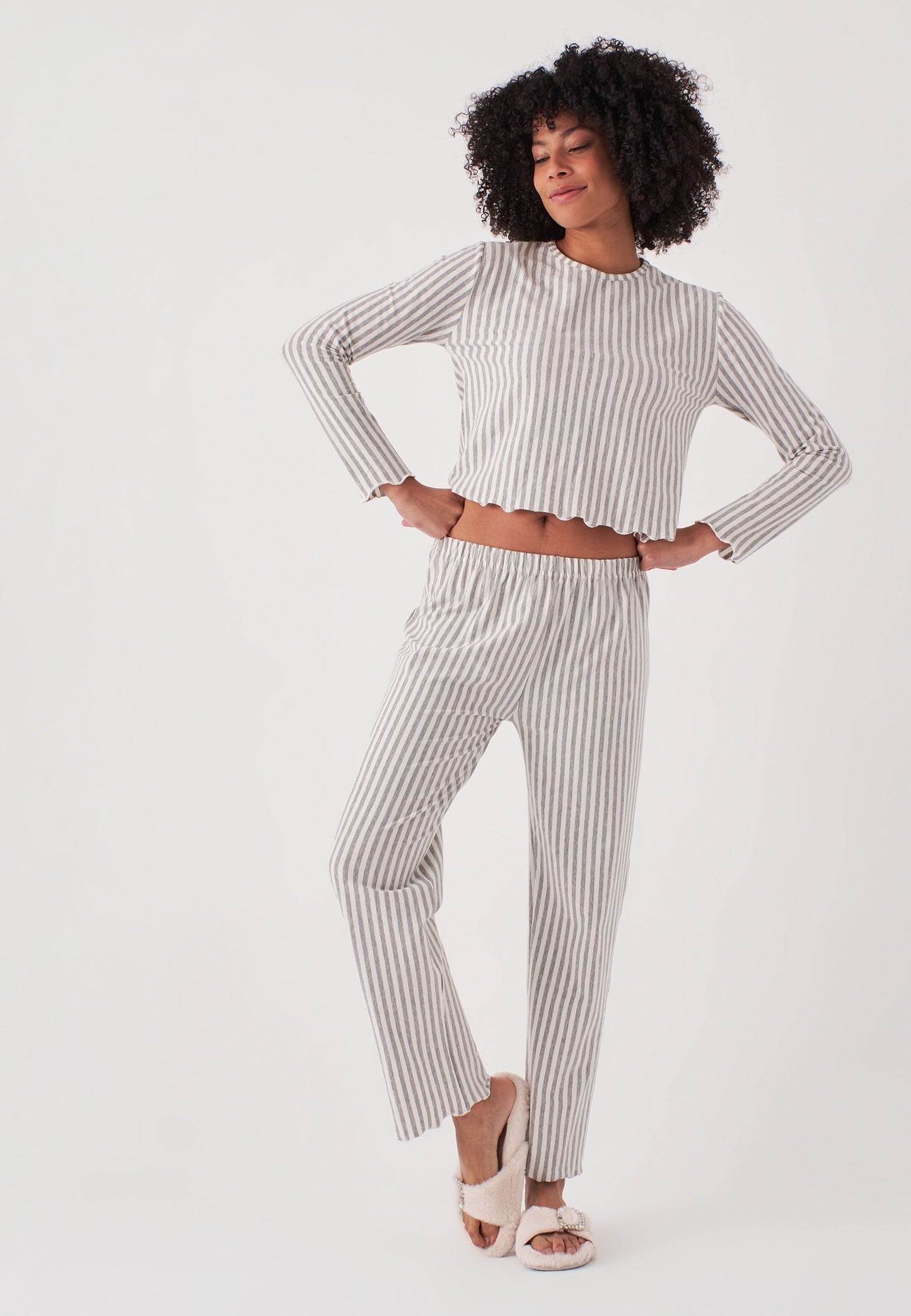 Long Sleeve Striped - Pyjama Set