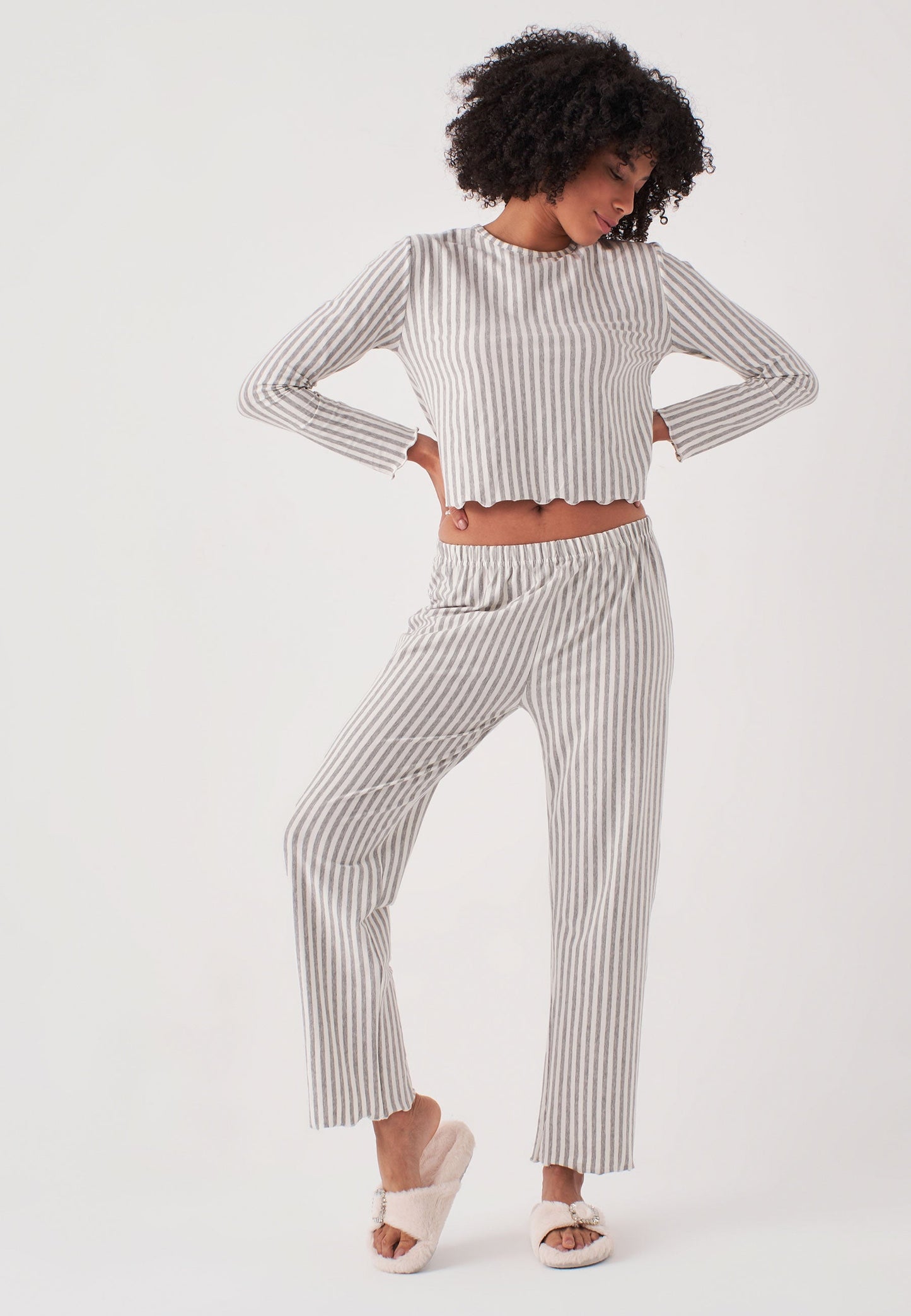 Long Sleeve Striped - Pyjama Set