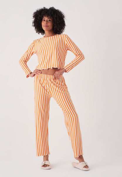 Long Sleeve Striped - Pyjama Set