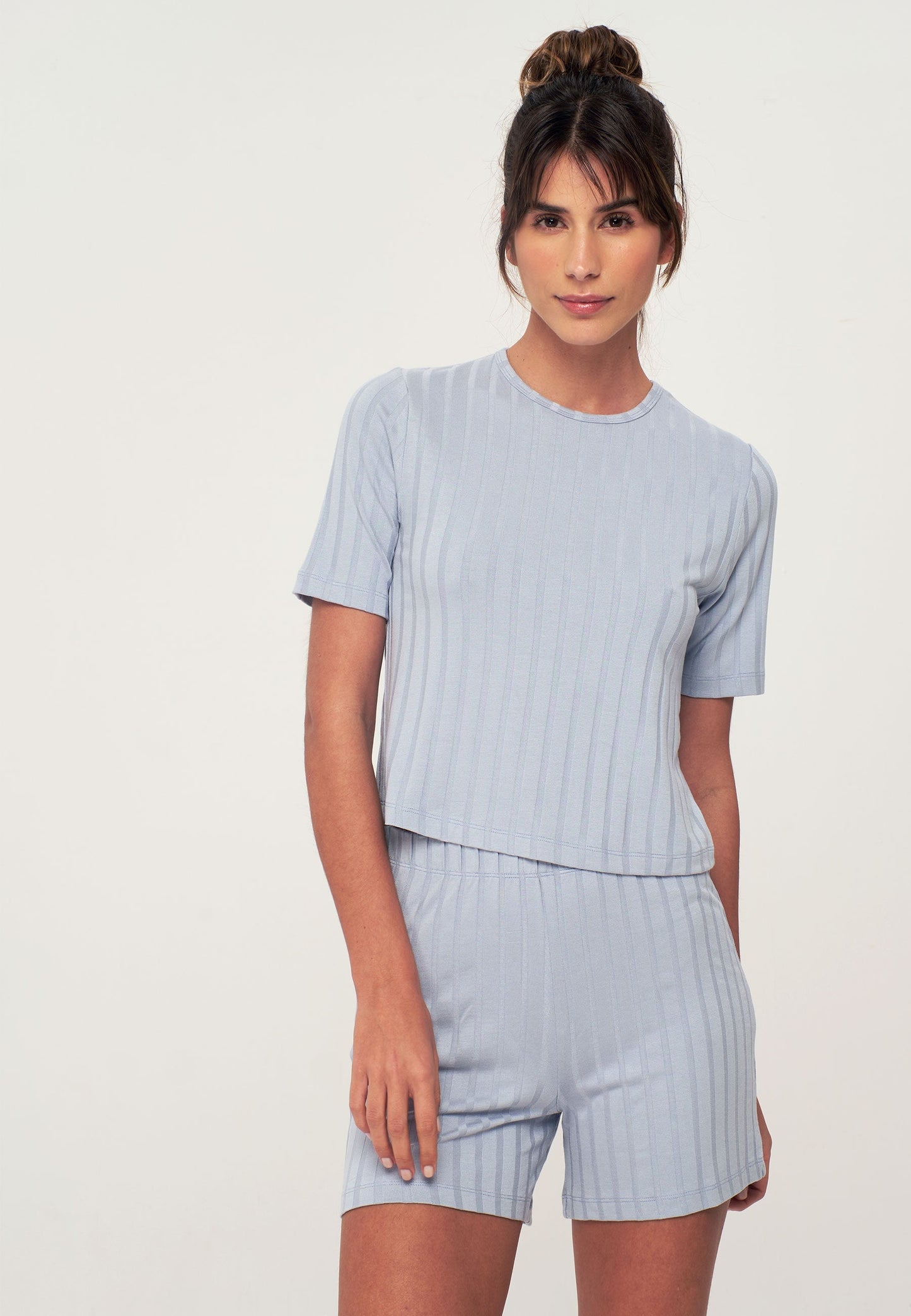 Soft Cotton Pyjama Set - Blue