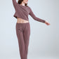 Long Sleeve Striped Pyjama Set - Mix Color