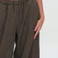 Trousers - Brown blue striped