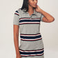 Herita Multi Striped Polo Dress