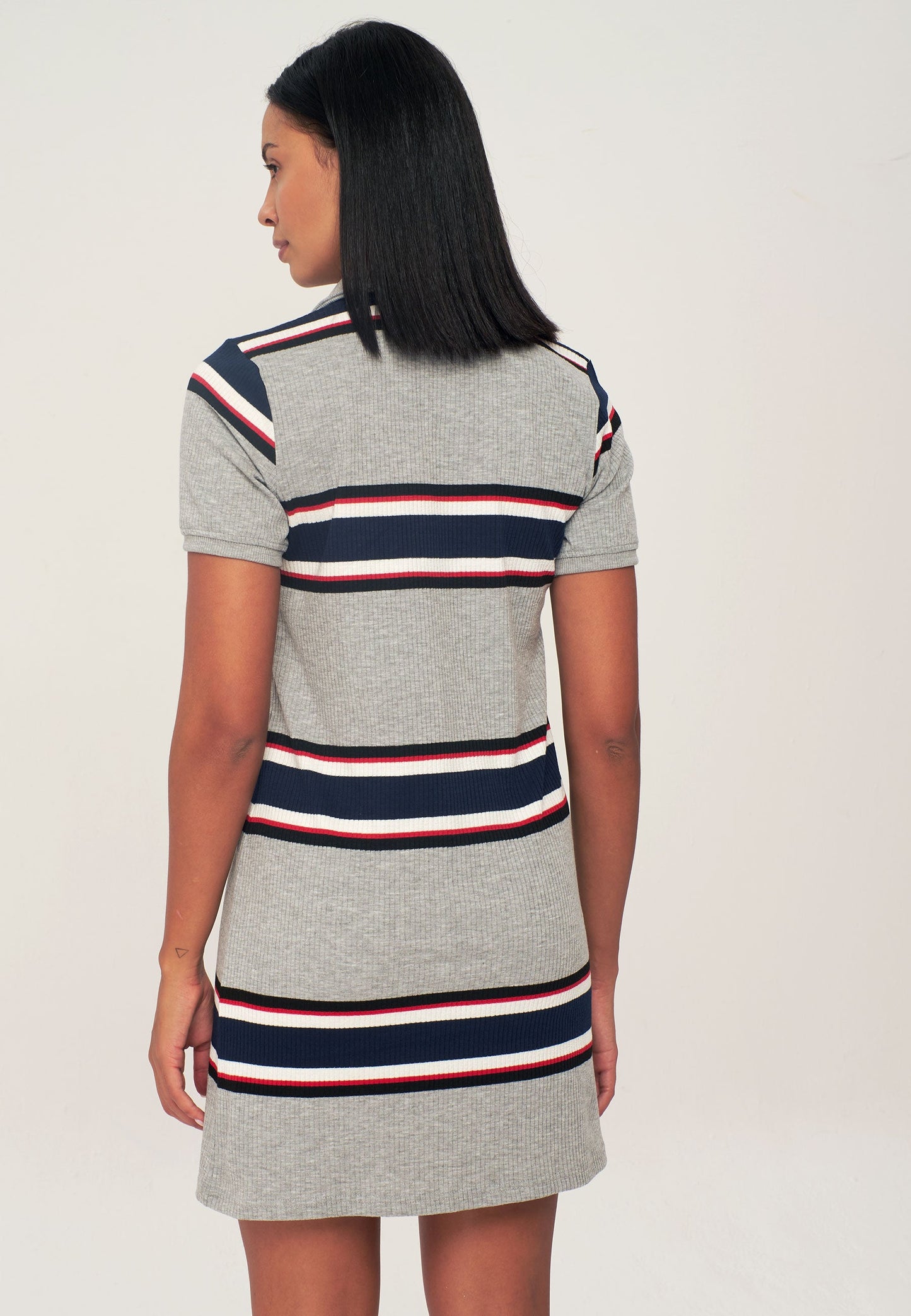 Herita Multi Striped Polo Dress