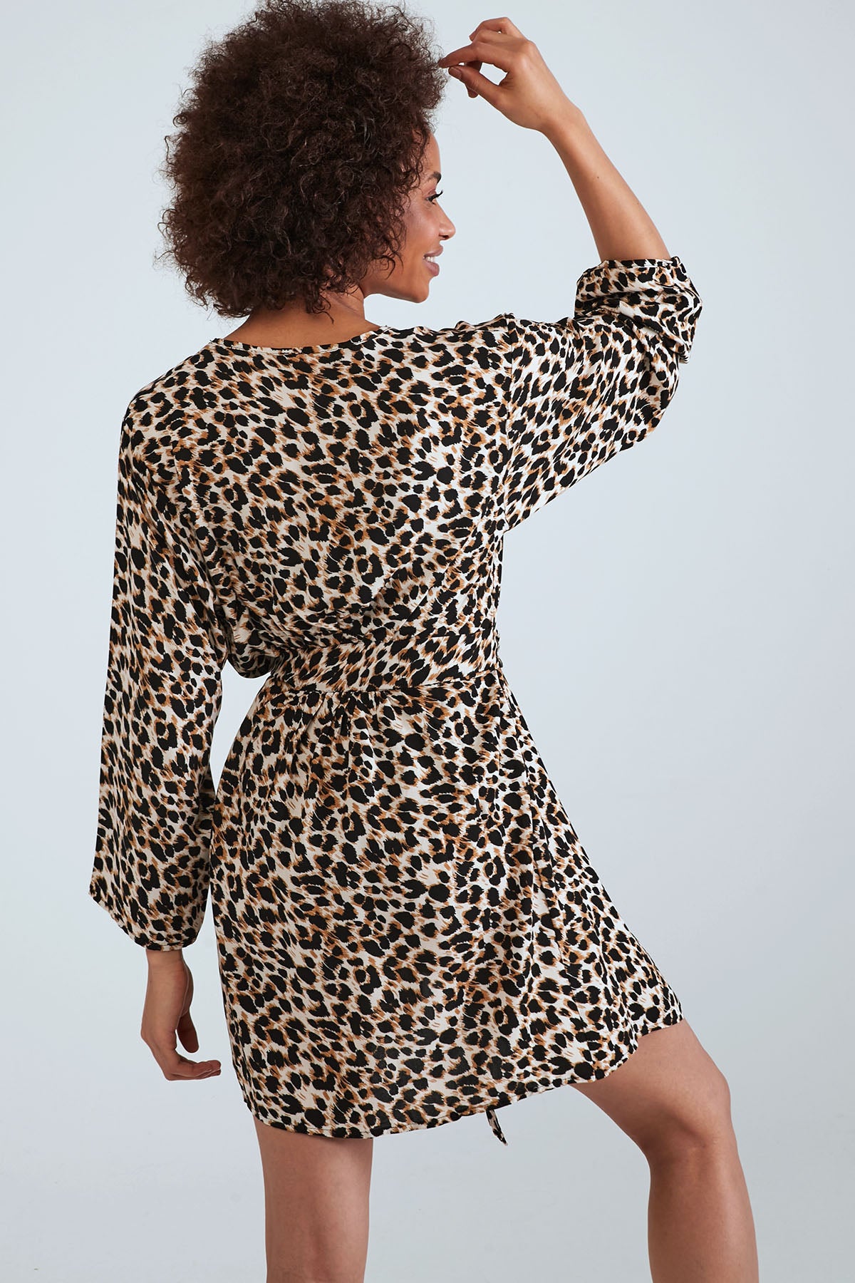 Long Sleeved Kimono - Leopard