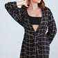 Long Sleeved Kimono - Black