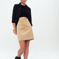 Velvet - Mini skirt - Beige