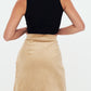 Velvet - Mini skirt - Beige