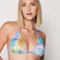 Herita Cloud Pattern Bikini Top