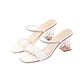 Women's Stone Slippers and Sandals Heeled Shoes