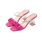 Women's Stone Slippers and Sandals Heeled Shoes