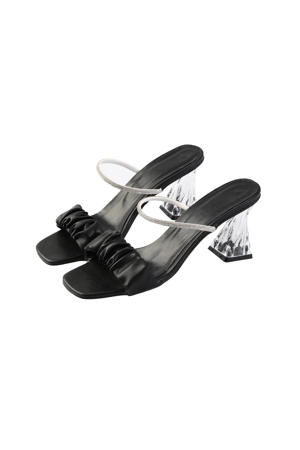 Women's Stone Slippers and Sandals Heeled Shoes