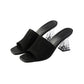 Women's Transparent Heeled Slippers