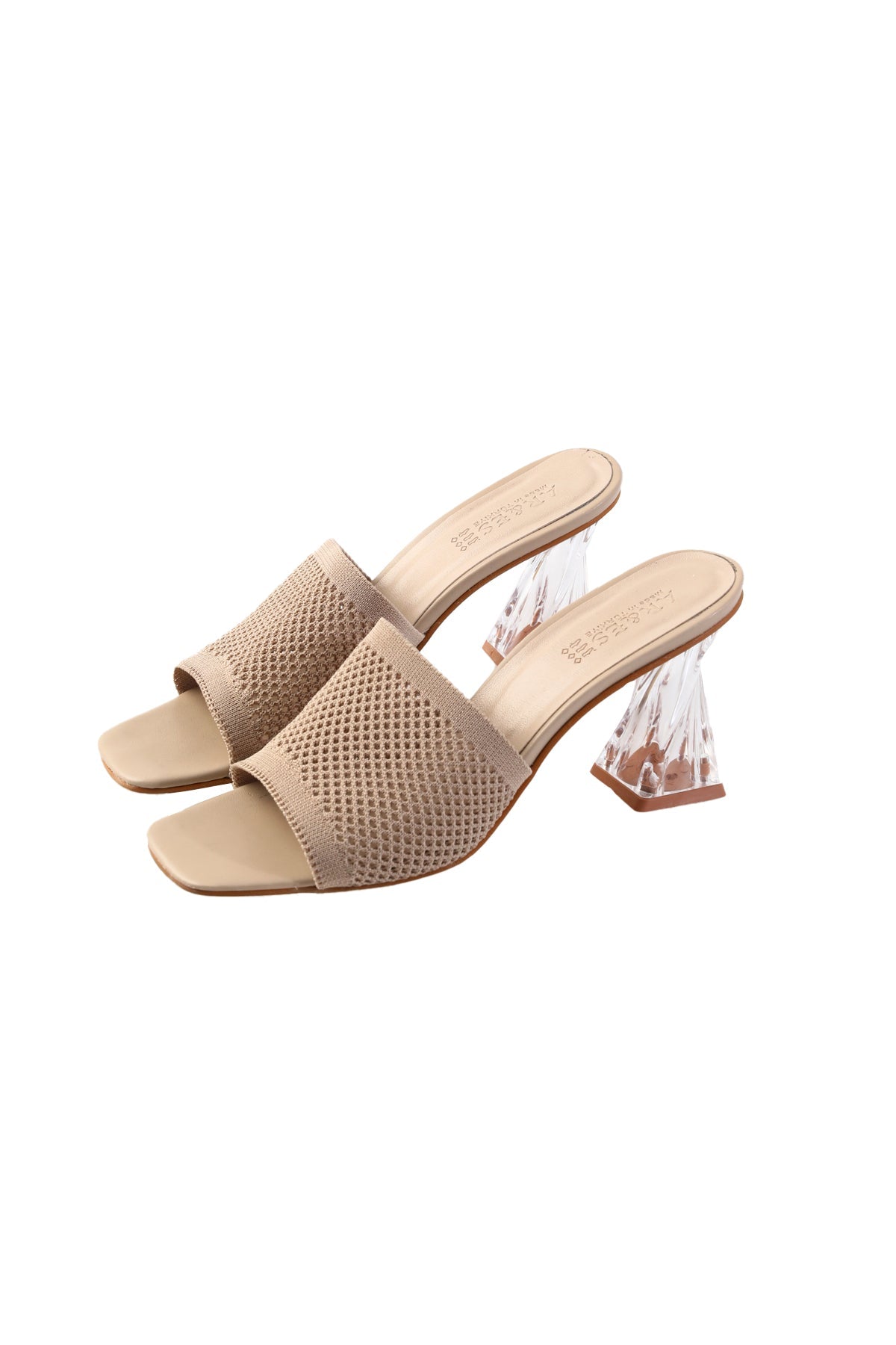 Women's Transparent Heeled Slippers