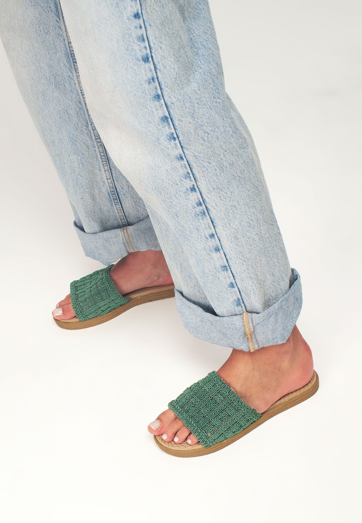 Knitted Slide-in Slippers