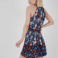 Floral Patterned Dress - Blue