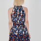 Floral Patterned Dress - Blue