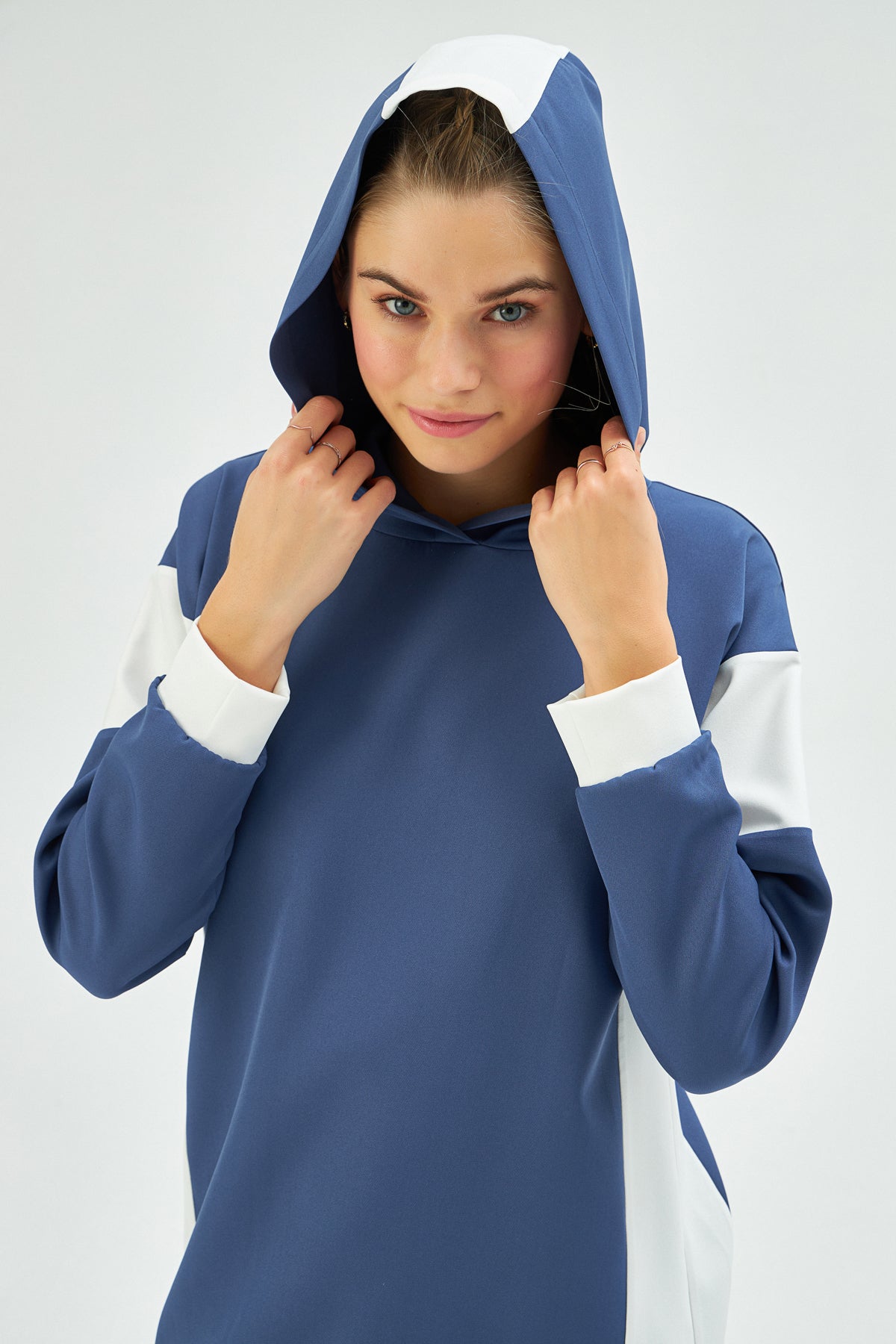 MUNI MUNI - Hoodie & Skirt Set - Blue