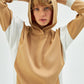 MUNI MUNI - Hoodie & Skirt Set - Camel