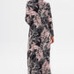 MUNI MUNI - Printed Long Viscose Dress - powder