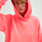 MUNI MUNI -  Oversize Neon Hoodie - neon pink