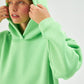 MUNI MUNI -  Oversize Neon Hoodie - neon green