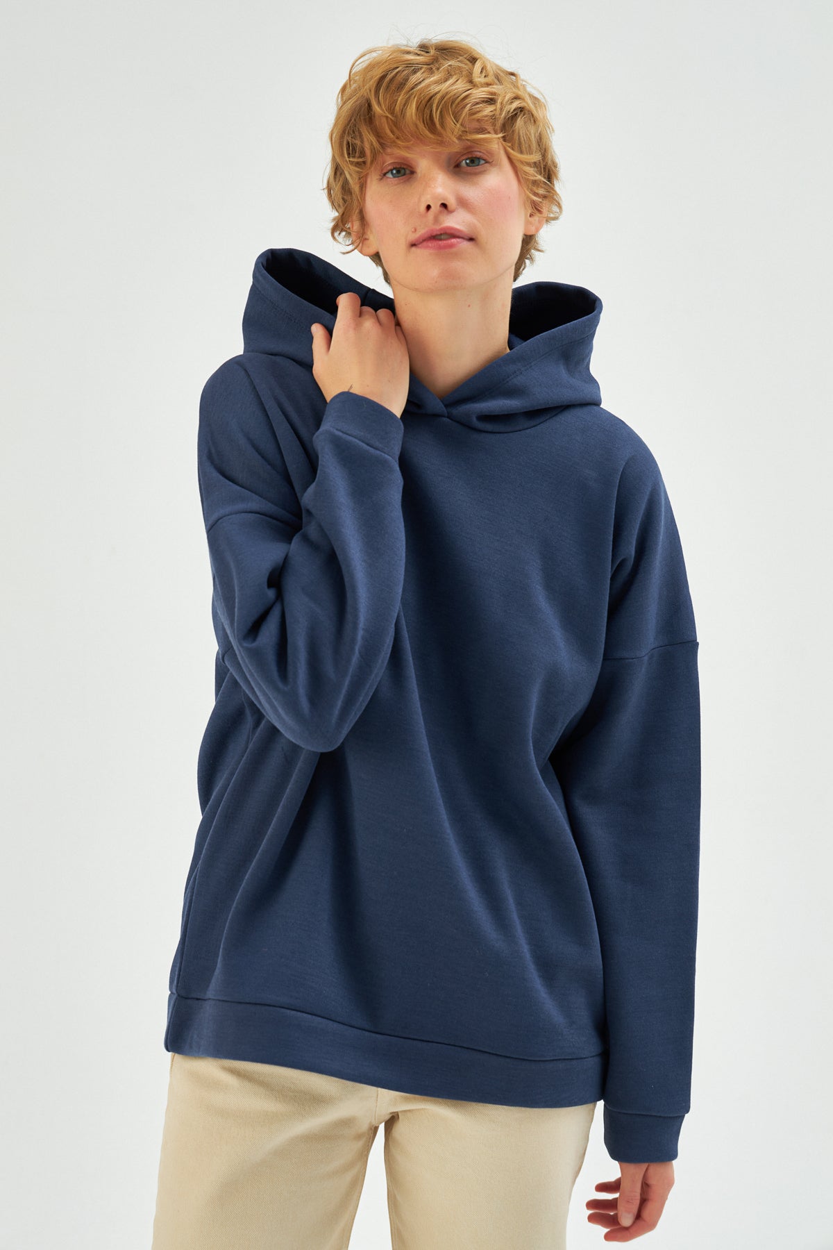 MUNI MUNI - Oversize Hoodie - dark blue