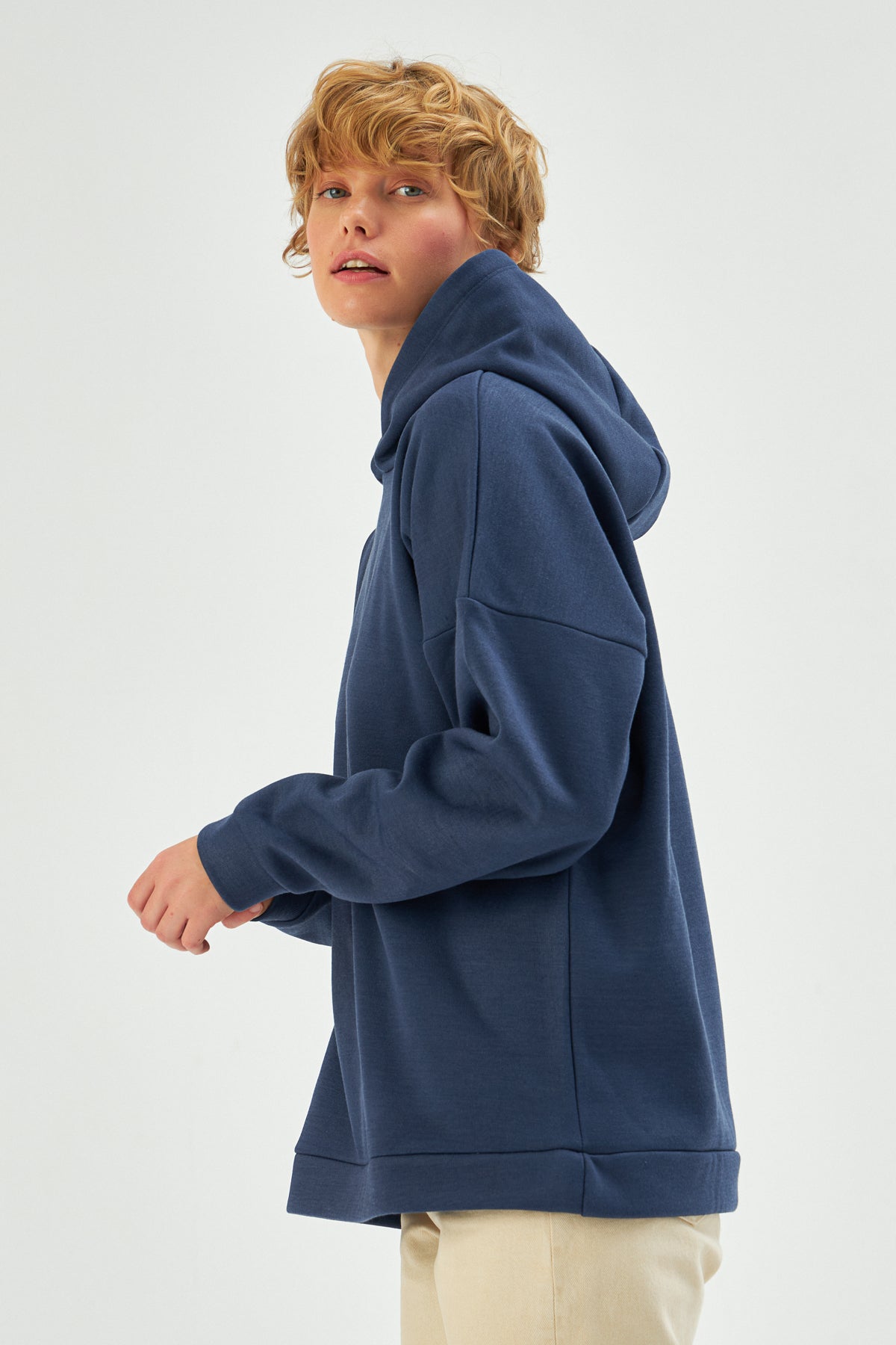 MUNI MUNI - Oversize Hoodie - dark blue