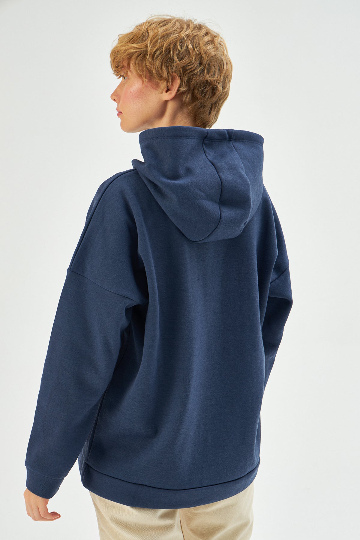 MUNI MUNI - Oversize Hoodie - dark blue