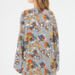 MUNI MUNI - Printed Kimono Top - ecru orange