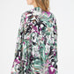 MUNI MUNI - Printed Kimono Top - ecru green