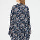 MUNI MUNI - Printed Kimono Top - dark blue