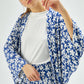 MUNI MUNI - Printed Kimono Top - blue