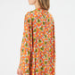 MUNI MUNI - Printed Kimono Top - orange